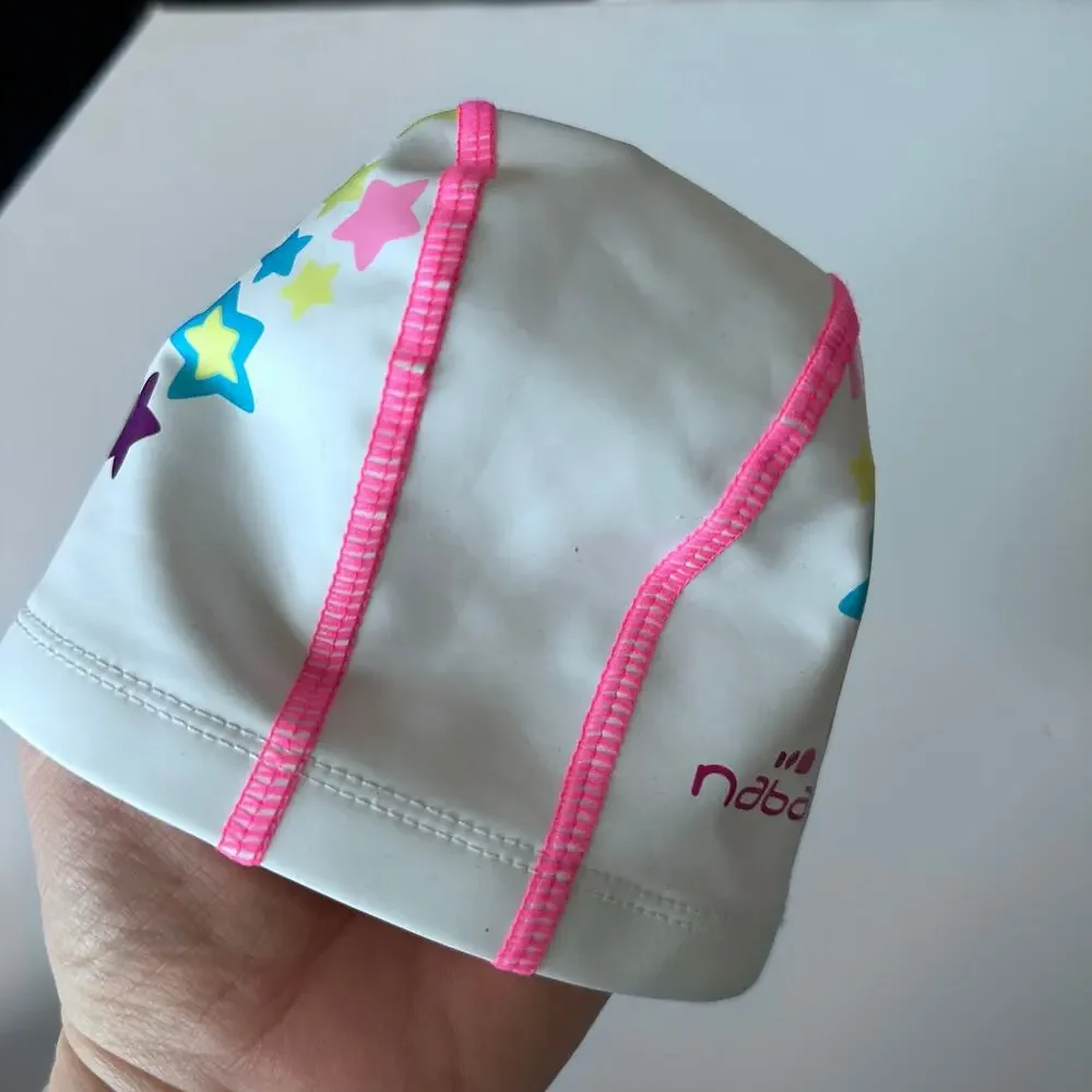 Decathlon SILICONE 500 PRINT MESH SWIM CAP